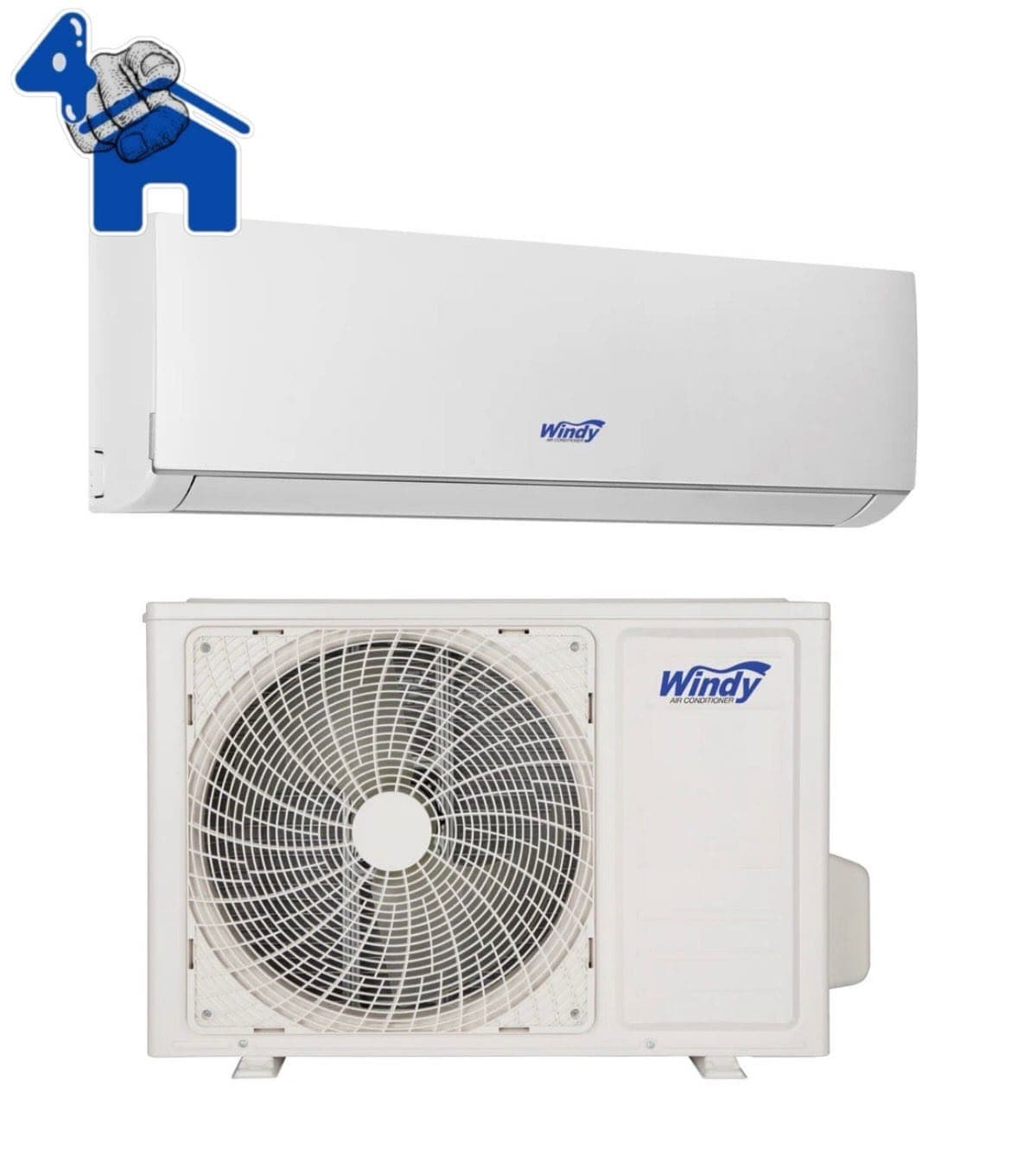 WINDY 9000BTU NON-INVERTER SPLIT UNIT — photo 1 of 4