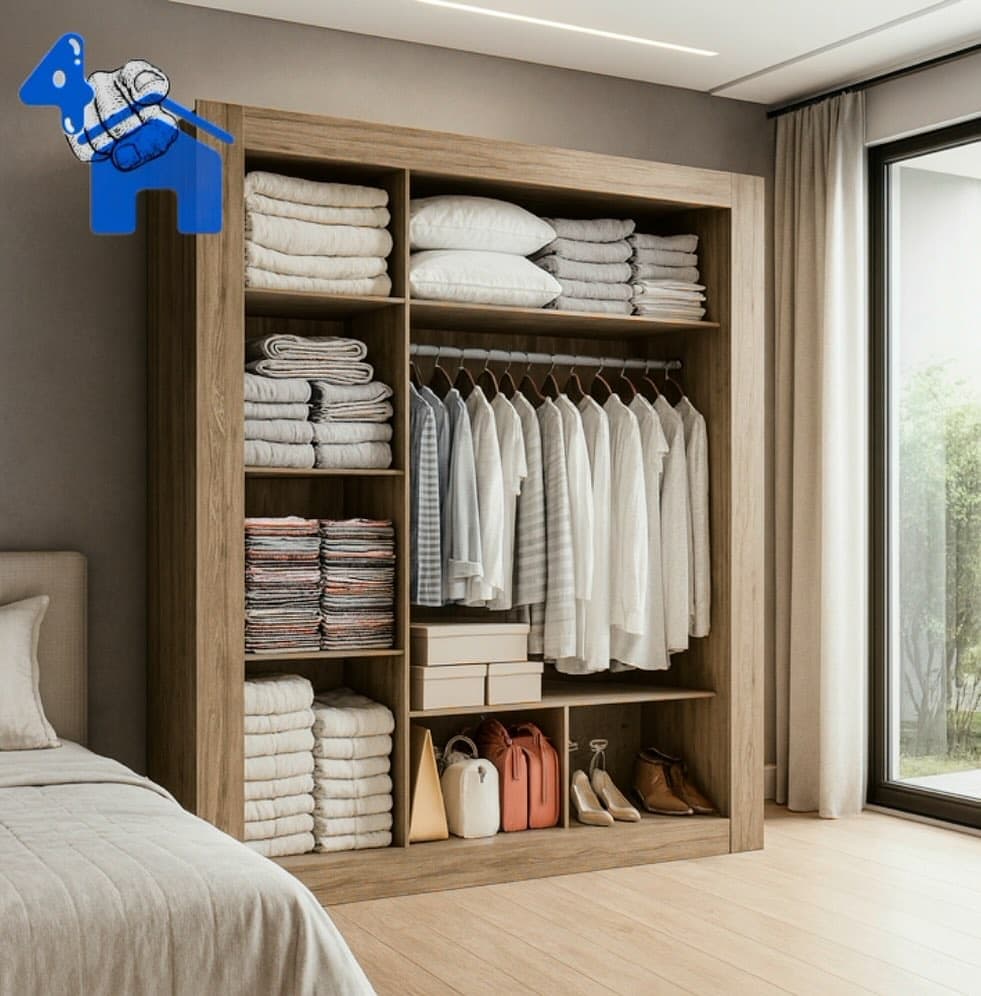 Wood Wardrobe Closet — photo 3 of 6
