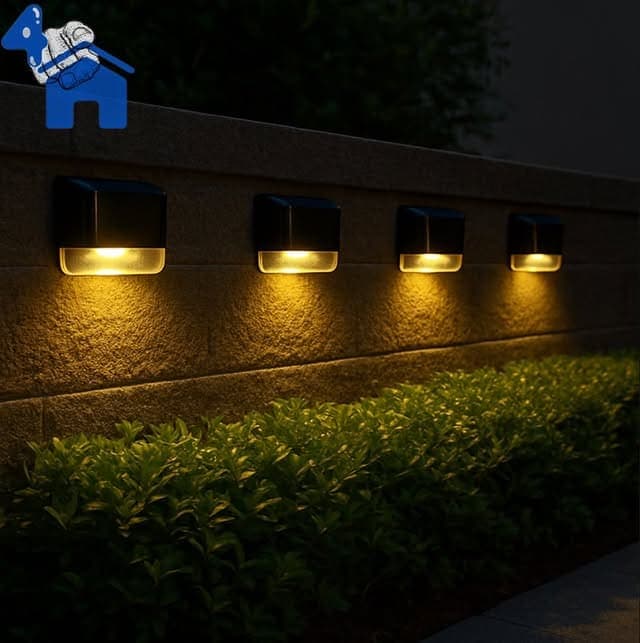4pcs Solar-Powered LED Step & Deck Light — photo 5 of 5