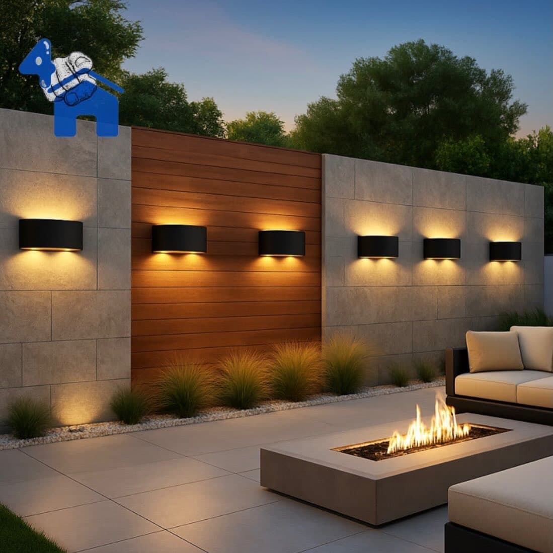 8W Modern LED Wall Light - IP65 Waterproof — photo 3 of 9