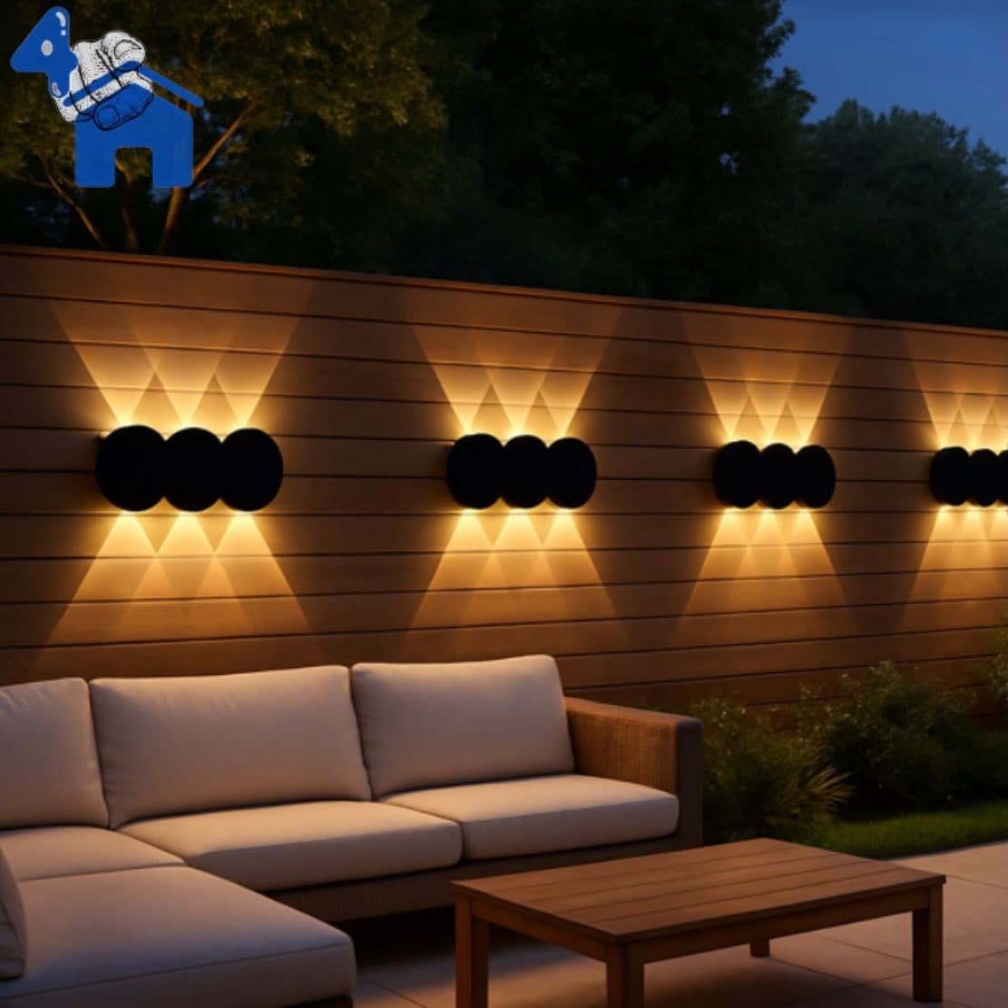 8W Type B LED Outdoor Wall Light - IP65 Waterproof — photo 4 of 10