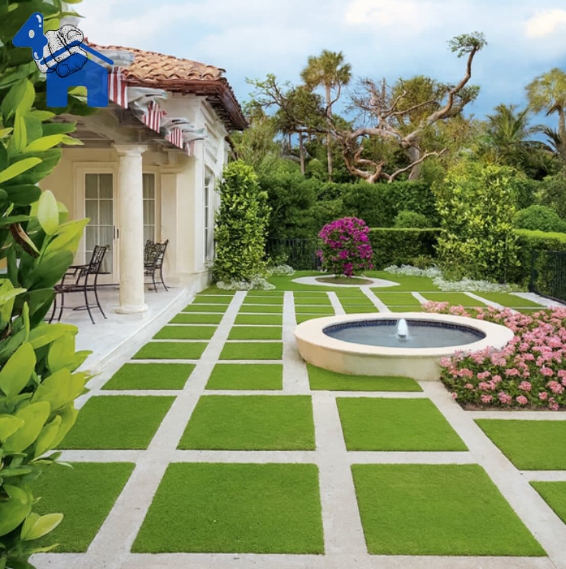 Artificial Grass Tile 48cm x 78cm — photo 4 of 8
