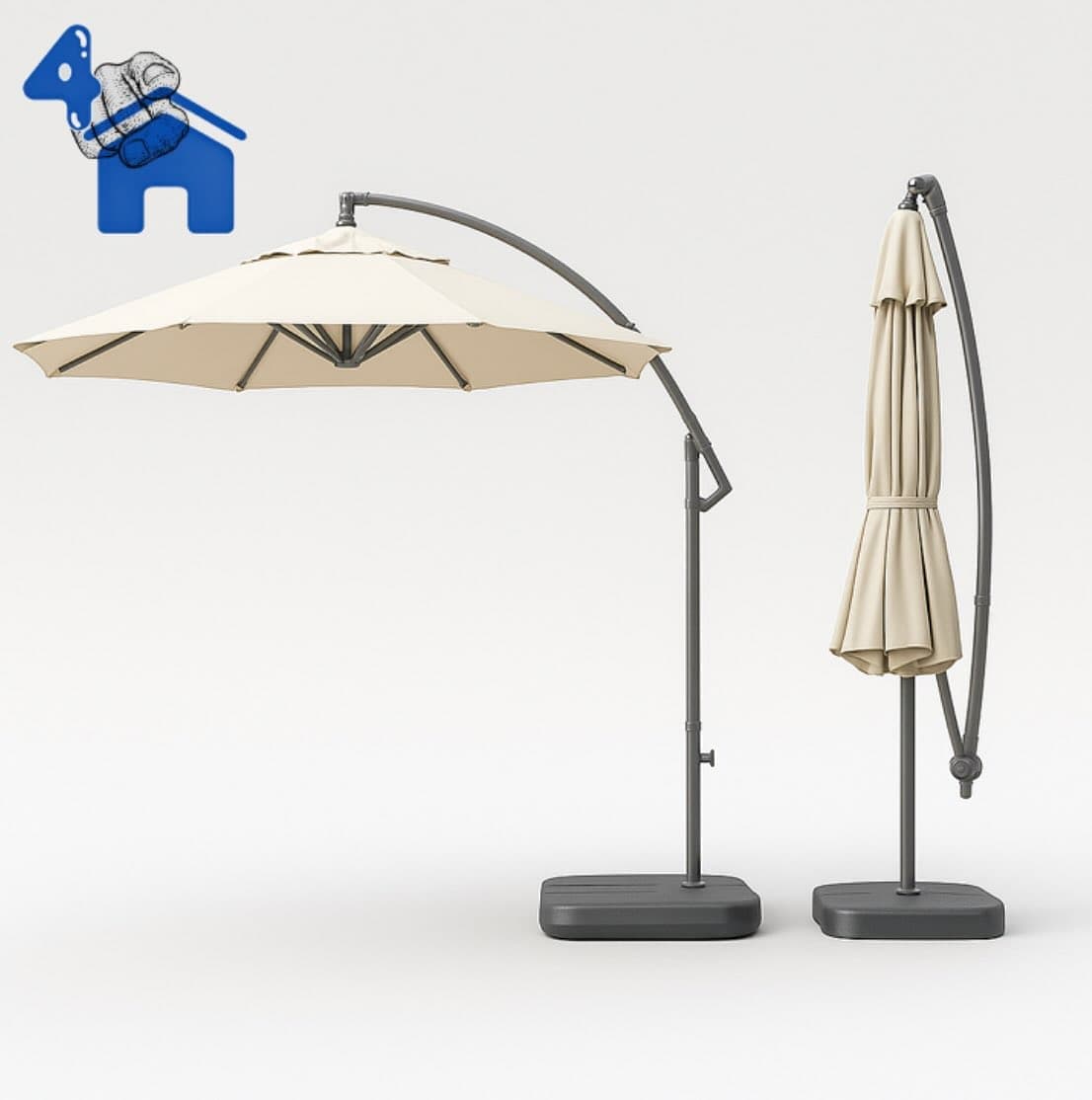 Cantilever Patio Umbrella 2.7m (9ft) — photo 1 of 7
