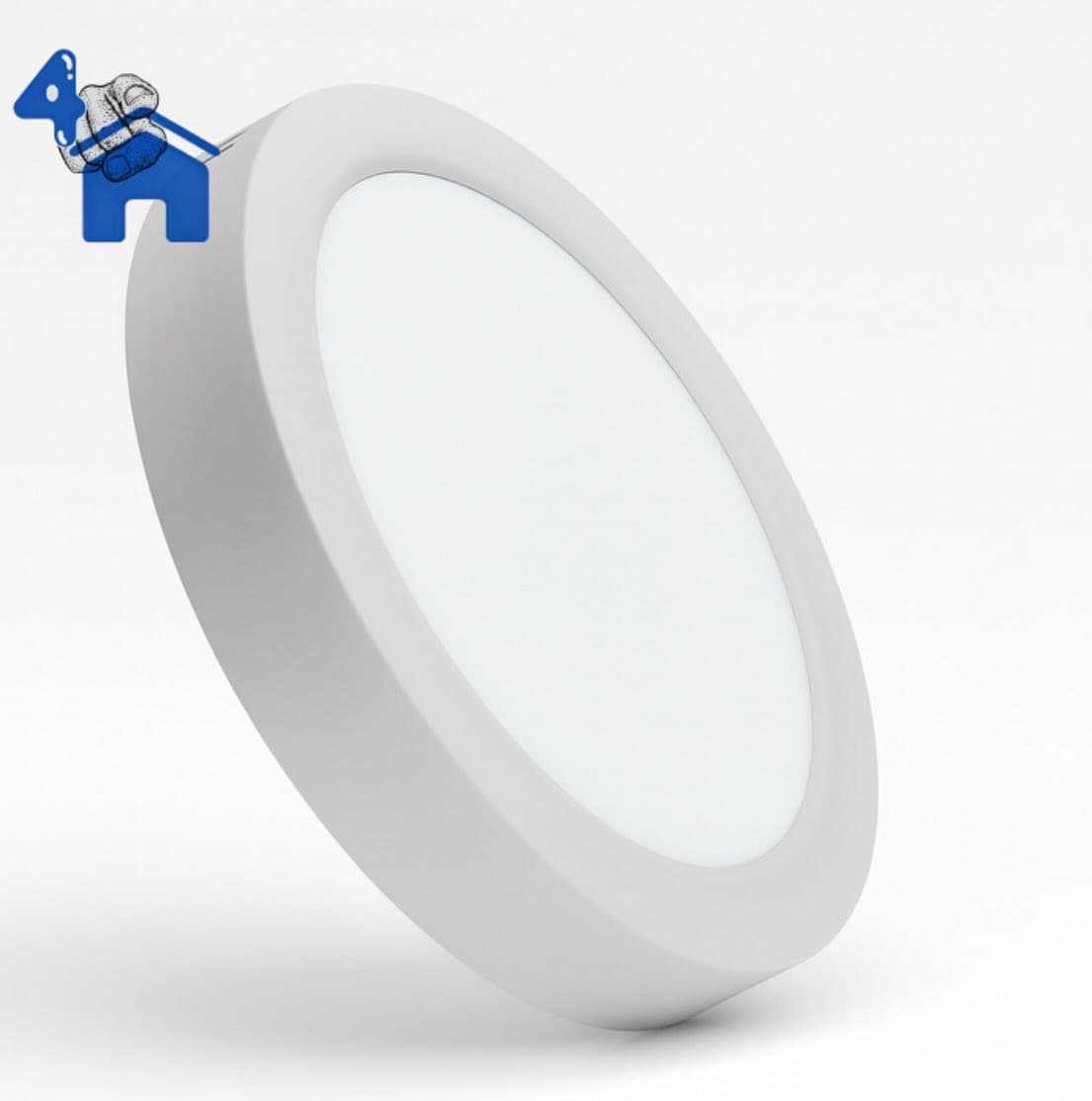 18W 8" Round Surface-Mounted LED Ceiling Light