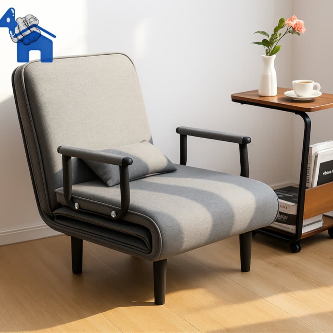 Convertible Sleeper Chair Bed - 4-in-1 Sofa Lounger — photo 5 of 7