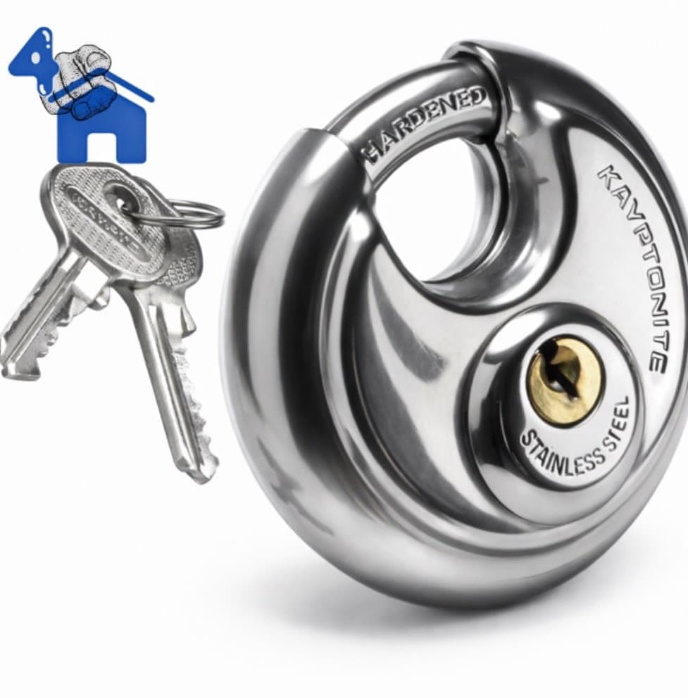 Disc Stainless Steel Padlock — photo 2 of 2