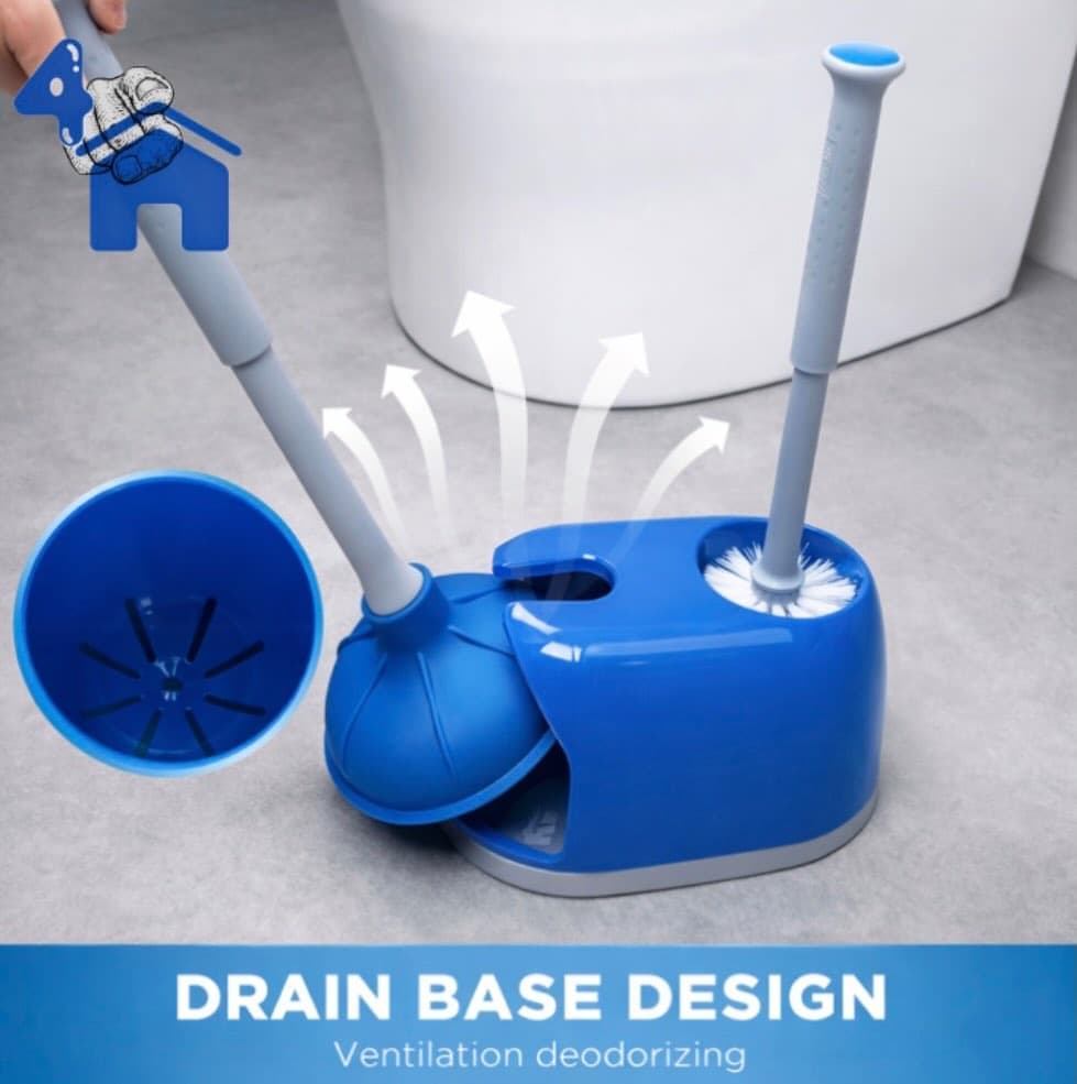 Kleaner Toilet Brush & Plunger Set — photo 3 of 4