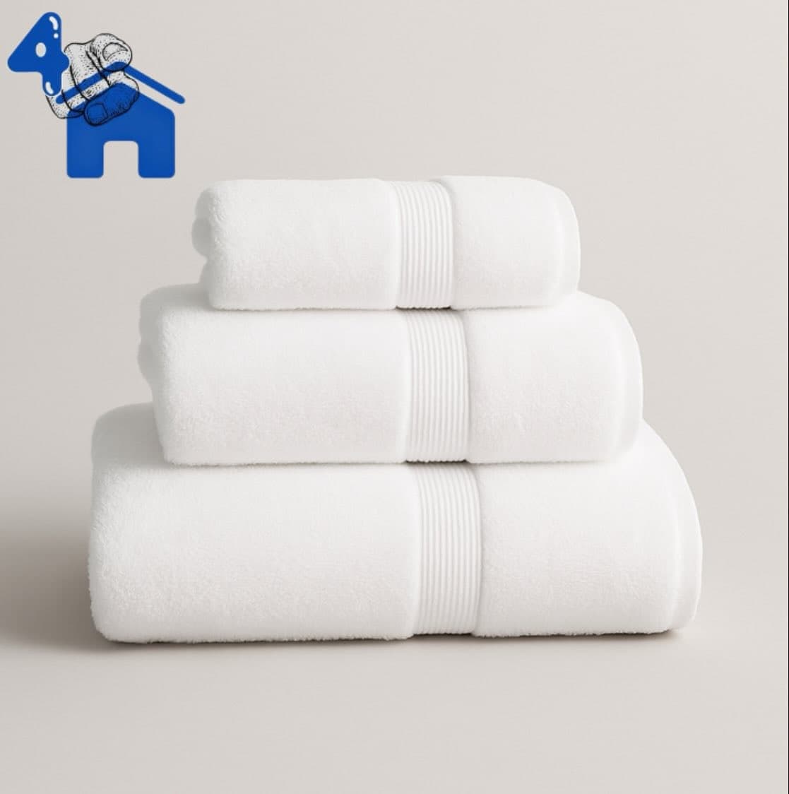 Luxury 3-Piece Cotton Towel Set — photo 1 of 3