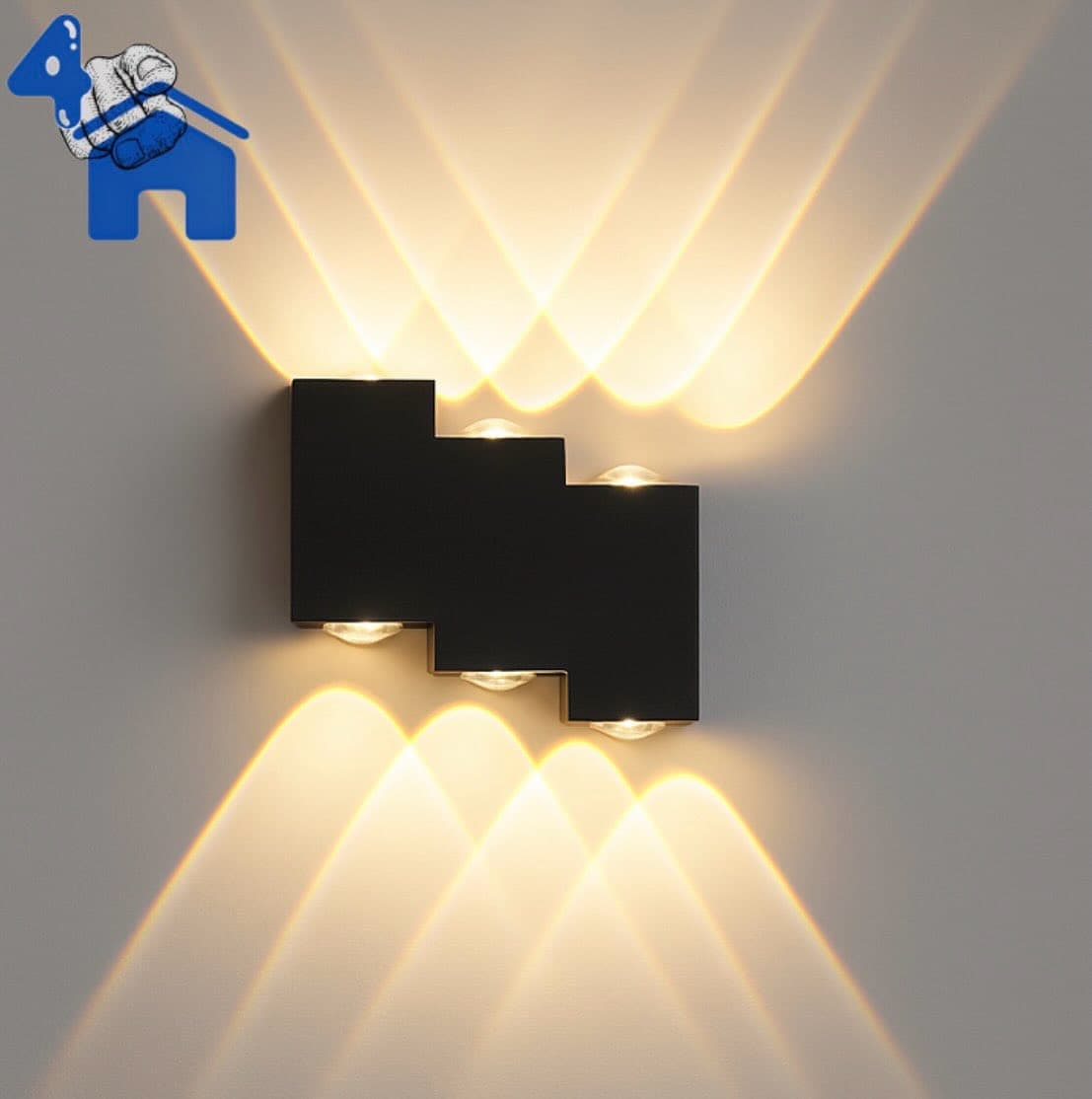 Modern Outdoor LED Wall Light - 12W IP65 Step Design — photo 1 of 6