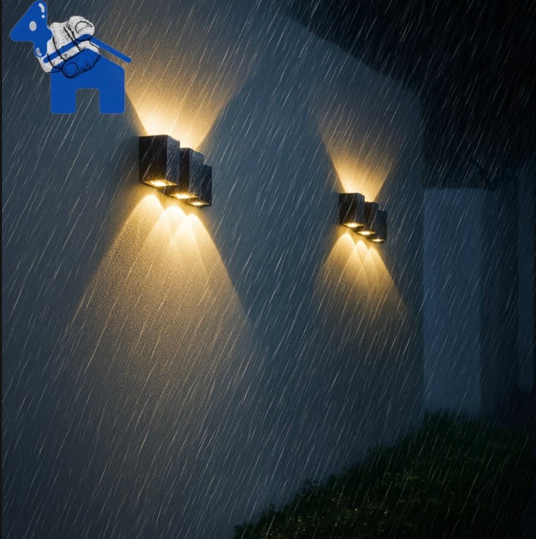 Modern Outdoor LED Wall Light - 12W IP65 Step Design — photo 4 of 6