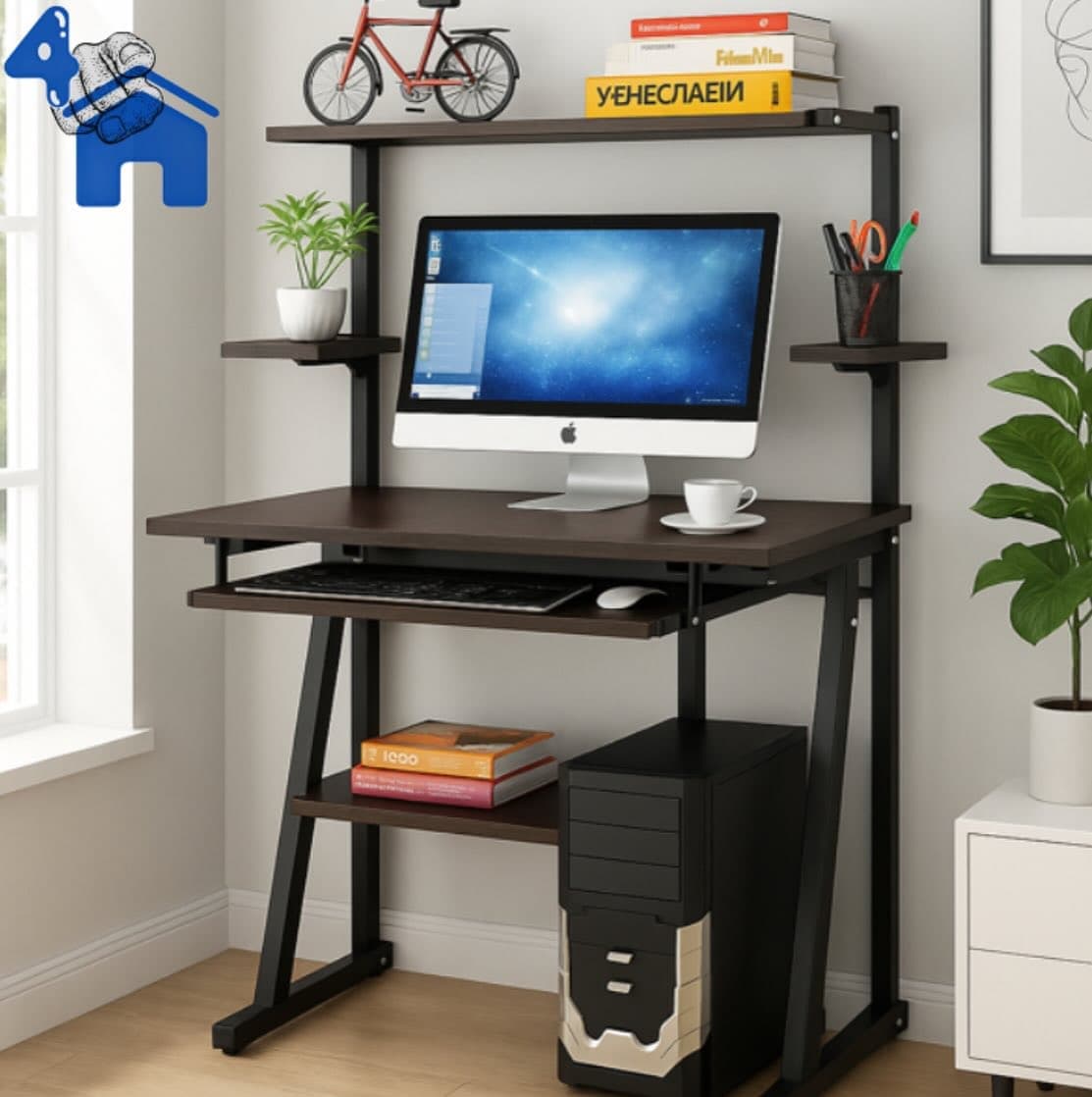 Modern Wooden Computer / Office Desk — photo 2 of 4