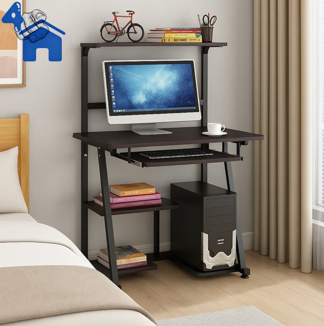 Modern Wooden Computer / Office Desk — photo 3 of 4