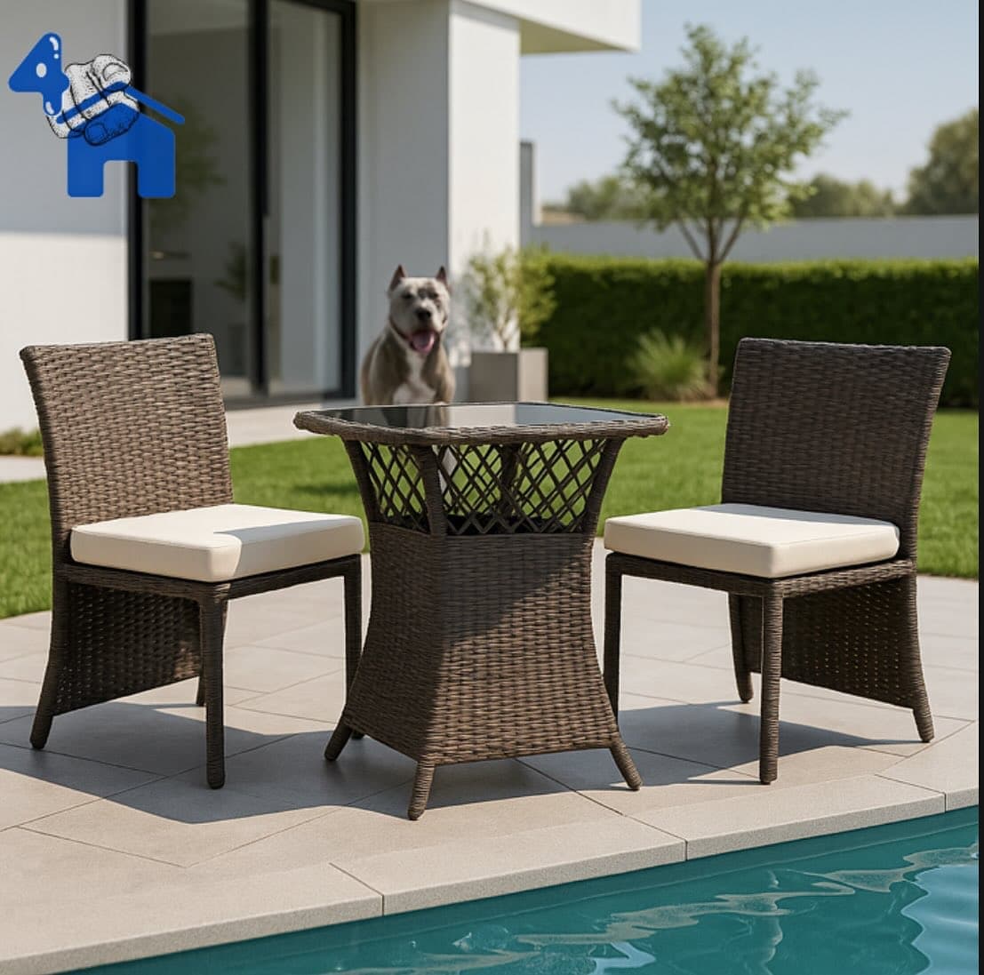 3-Piece Outdoor Bistro Set — photo 3 of 6