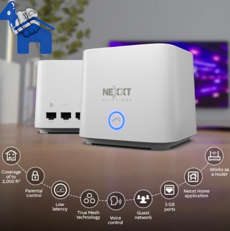 Nexxt Solutions Bolt AX1800 True Mesh Wi-Fi System (2-Node Pack) — photo 2 of 3