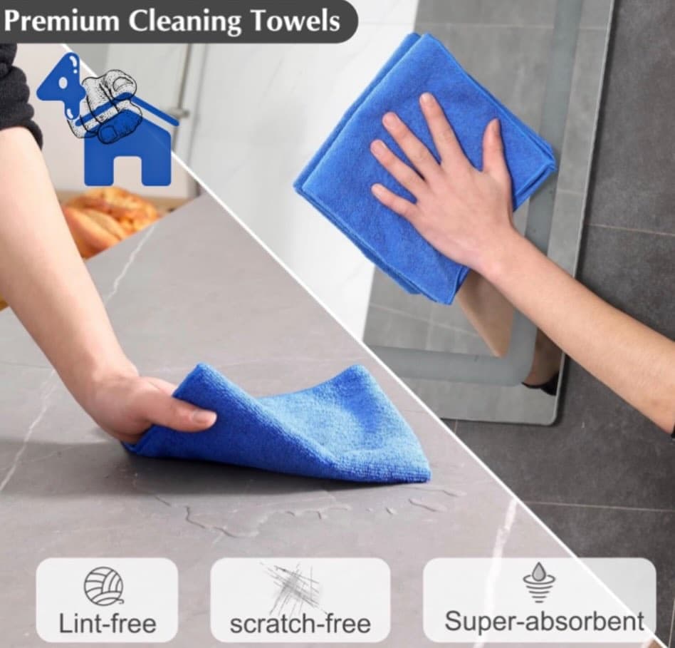 Pravia 6pk Microfiber Cleaning Cloths — photo 3 of 6