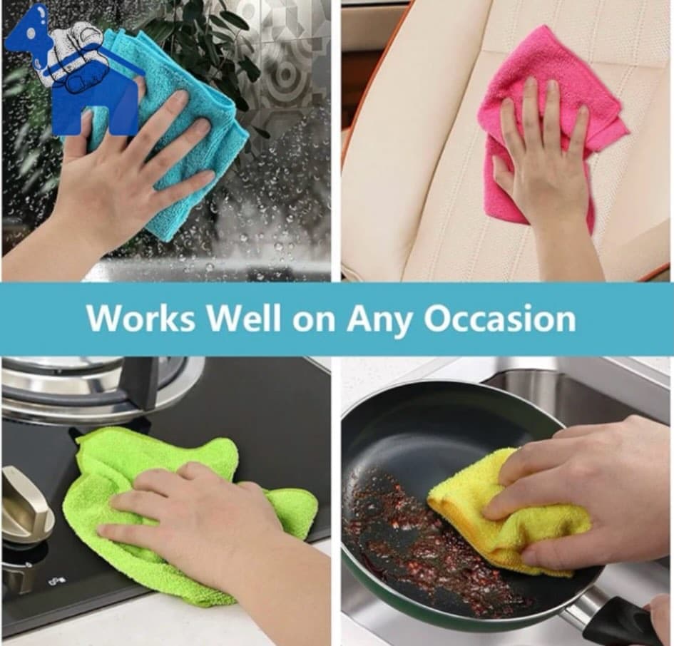 Pravia 6pk Microfiber Cleaning Cloths — photo 5 of 6