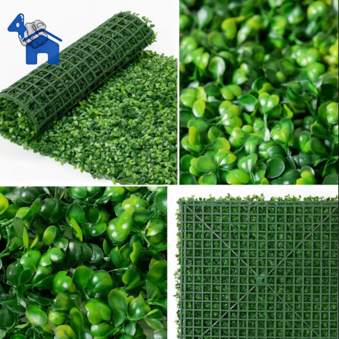 Premium Artificial Greenery Panels 40x60cm — photo 3 of 6