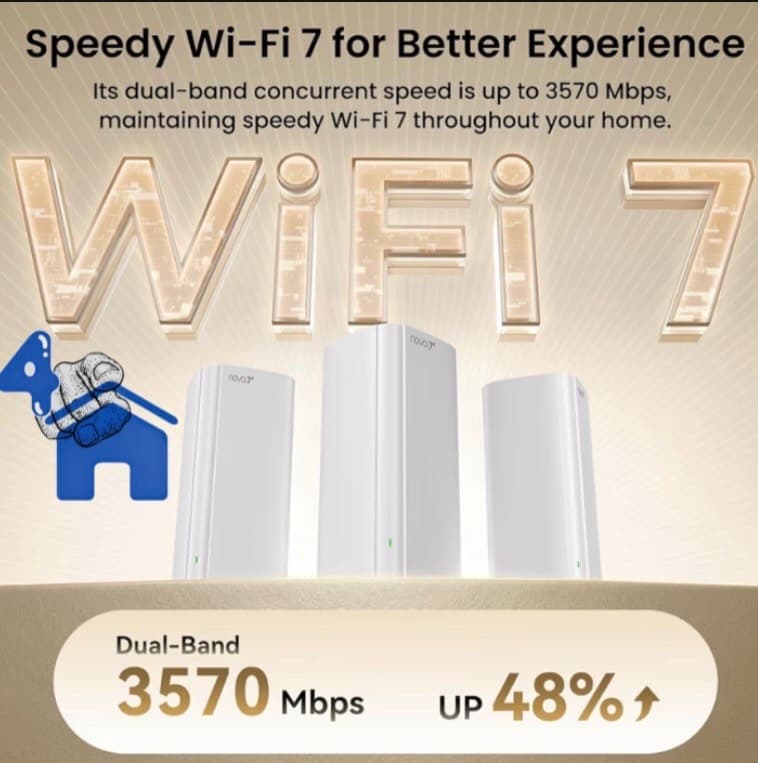 Tenda Dual-Band WiFi 7 Mesh System — photo 4 of 5